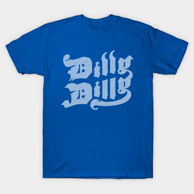 Dilly Dilly Gothic White T-Shirt by Pufahl